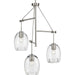 Myhouse Lighting Progress Lighting - P500160-009 - Three Light Pendant - Caisson - Brushed Nickel