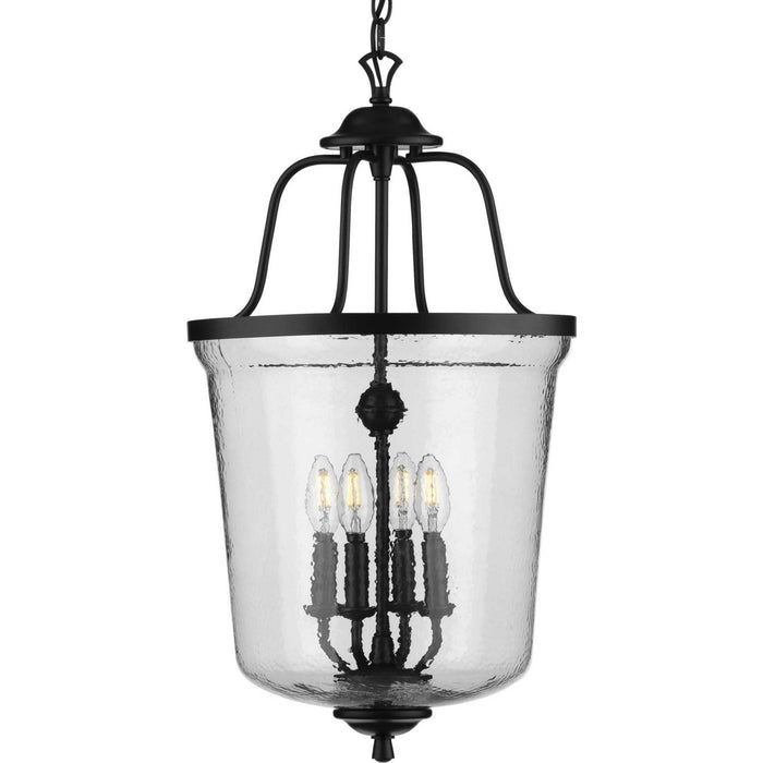 Myhouse Lighting Progress Lighting - P500207-031 - Four Light Foyer Pendant - Bowman - Black