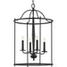 Myhouse Lighting Progress Lighting - P500210-031 - Four Light Foyer Pendant - Durrell - Black