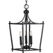 Myhouse Lighting Progress Lighting - P500213-031 - Three Light Foyer Pendant - Parkhurst - Black