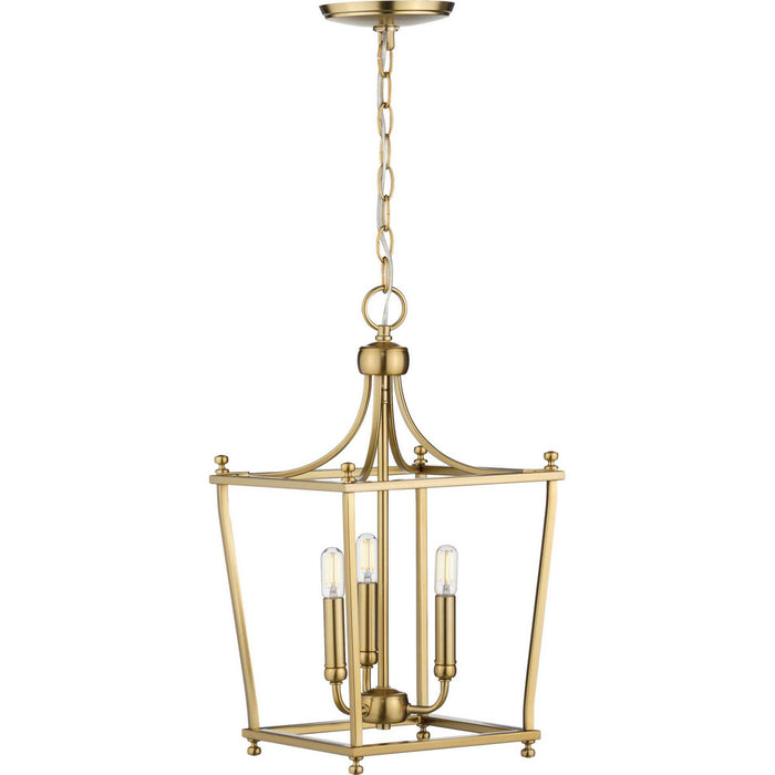 Myhouse Lighting Progress Lighting - P500213-109 - Three Light Foyer Pendant - Parkhurst - Brushed Bronze