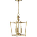 Myhouse Lighting Progress Lighting - P500213-109 - Three Light Foyer Pendant - Parkhurst - Brushed Bronze