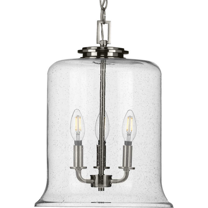 Myhouse Lighting Progress Lighting - P500239-009 - Three Light Pendant - Winslett - Brushed Nickel