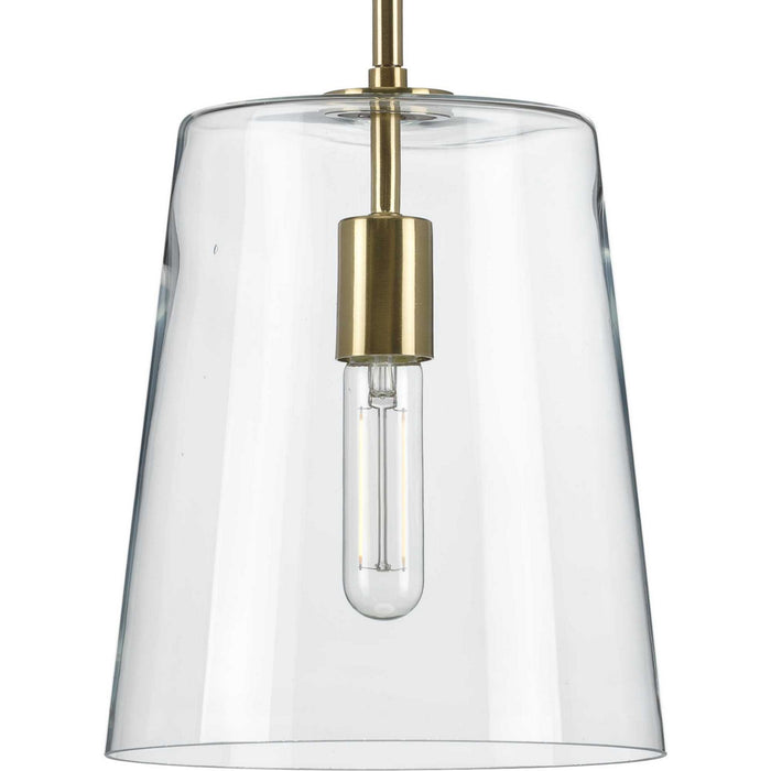 Myhouse Lighting Progress Lighting - P500241-012 - One Light Pendant - Clarion - Satin Brass