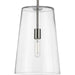 Myhouse Lighting Progress Lighting - P500242-009 - One Light Pendant - Clarion - Brushed Nickel