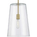 Myhouse Lighting Progress Lighting - P500242-012 - One Light Pendant - Clarion - Satin Brass