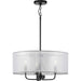 Myhouse Lighting Progress Lighting - P500243-031 - Three Light Pendant - Riley - Black