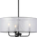 Myhouse Lighting Progress Lighting - P500243-031 - Three Light Pendant - Riley - Black