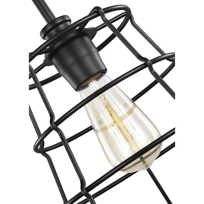 Myhouse Lighting Progress Lighting - P500281-031 - One Light Mini Pendant - Chambers - Black