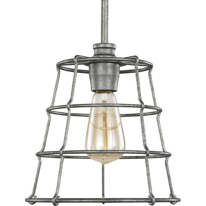 Myhouse Lighting Progress Lighting - P500281-141 - One Light Mini Pendant - Chambers - Galvanized