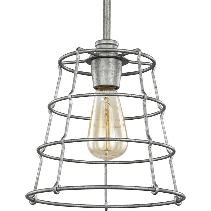 Myhouse Lighting Progress Lighting - P500281-141 - One Light Mini Pendant - Chambers - Galvanized