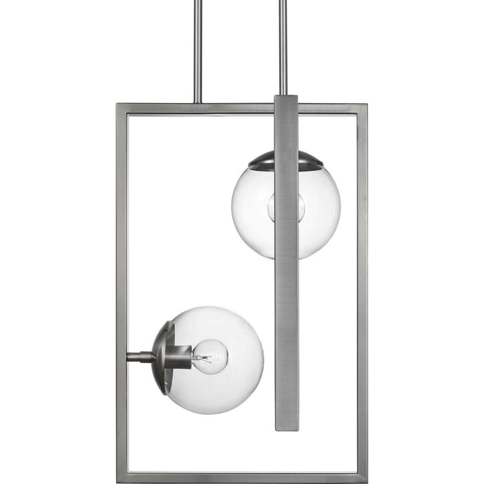 Myhouse Lighting Progress Lighting - P500284-009 - Two Light Pendant - Atwell - Brushed Nickel