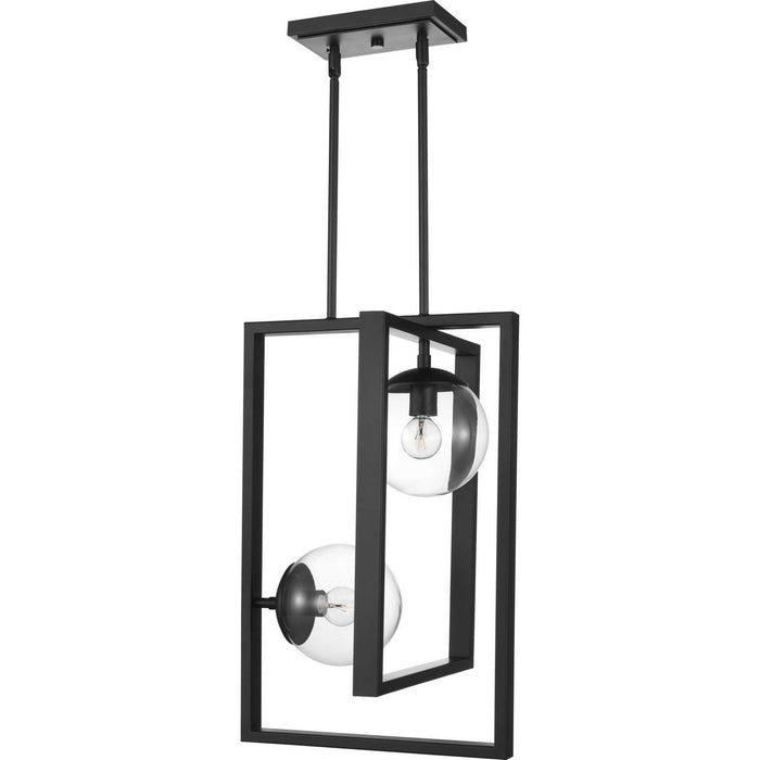 Myhouse Lighting Progress Lighting - P500284-031 - Two Light Pendant - Atwell - Black