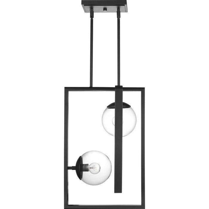 Myhouse Lighting Progress Lighting - P500284-031 - Two Light Pendant - Atwell - Black