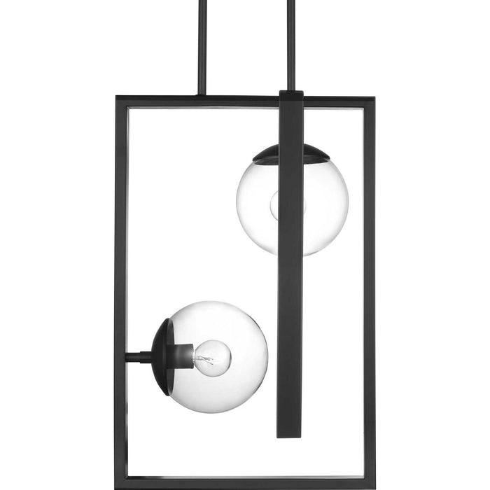 Myhouse Lighting Progress Lighting - P500284-031 - Two Light Pendant - Atwell - Black