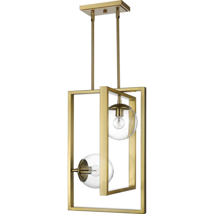 Myhouse Lighting Progress Lighting - P500284-109 - Two Light Pendant - Atwell - Brushed Bronze