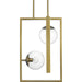 Myhouse Lighting Progress Lighting - P500284-109 - Two Light Pendant - Atwell - Brushed Bronze