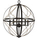 Myhouse Lighting Progress Lighting - P500287-020 - Five Light Pendant - Brandywine - Antique Bronze