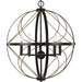 Myhouse Lighting Progress Lighting - P500287-020 - Five Light Pendant - Brandywine - Antique Bronze