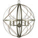 Myhouse Lighting Progress Lighting - P500287-134 - Five Light Pendant - Brandywine - Silver Ridge