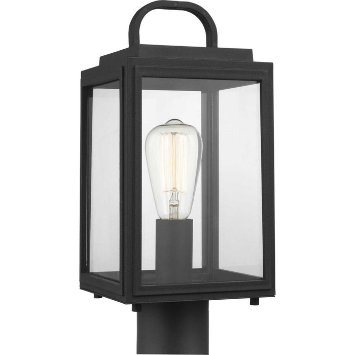 Myhouse Lighting Progress Lighting - P540064-031 - One Light Post Lantern - Grandbury - Black