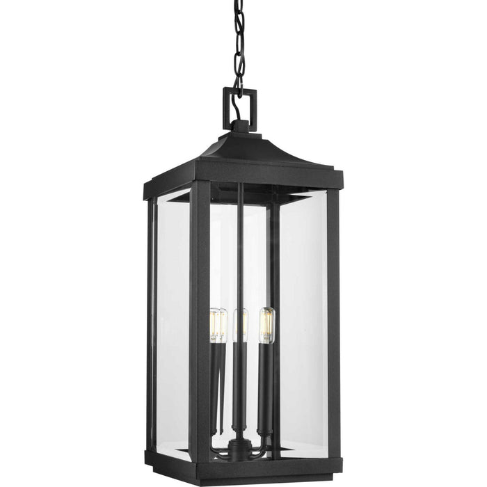 Myhouse Lighting Progress Lighting - P550004-031 - Three Light Hanging Lantern - Gibbes Street - Black