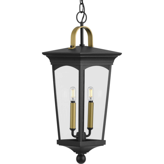 Myhouse Lighting Progress Lighting - P550067-031 - Two Light Hanging Lantern - Chatsworth - Black