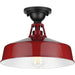 Myhouse Lighting Progress Lighting - P550070-039 - One Light Semi Flush Mount - Cedar Springs - Red