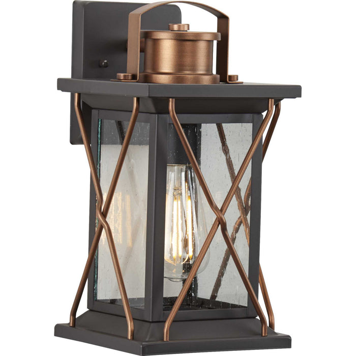 Myhouse Lighting Progress Lighting - P560156-020 - One Light Wall Lantern - Barlowe - Antique Bronze