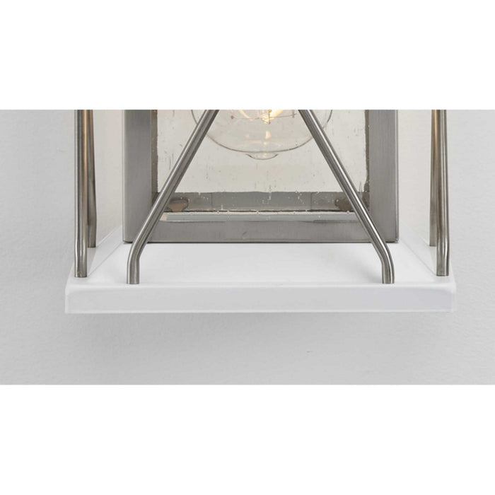 Myhouse Lighting Progress Lighting - P560156-135 - One Light Wall Lantern - Barlowe - Stainless Steel