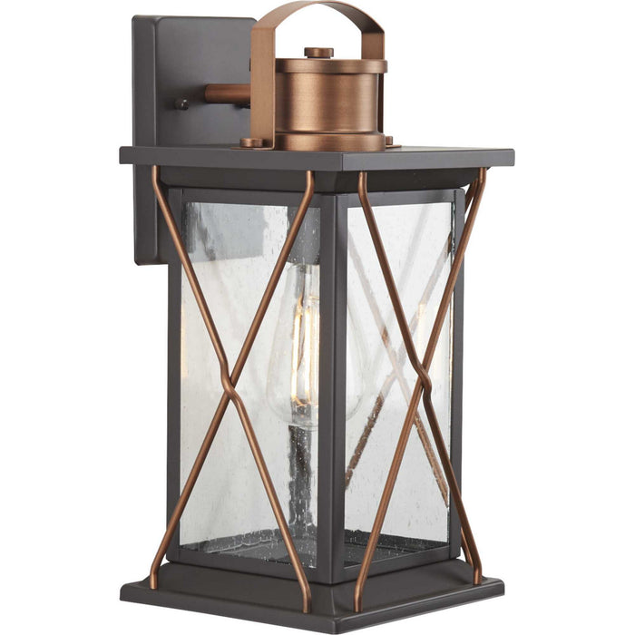 Myhouse Lighting Progress Lighting - P560157-020 - One Light Wall Lantern - Barlowe - Antique Bronze