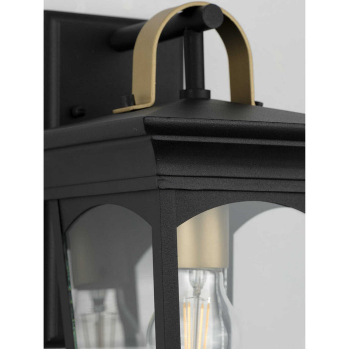 Myhouse Lighting Progress Lighting - P560182-031 - One Light Wall Lantern - Chatsworth - Black