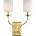 Myhouse Lighting Progress Lighting - P710019-012 - Two Light Wall Sconce - Bonita - Satin Brass