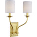 Myhouse Lighting Progress Lighting - P710019-012 - Two Light Wall Sconce - Bonita - Satin Brass