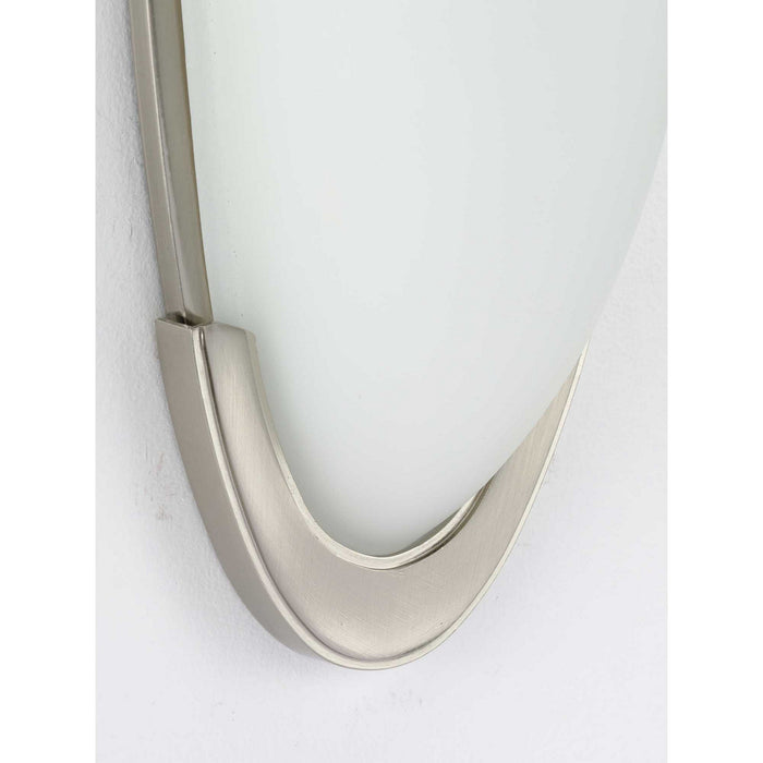 Myhouse Lighting Progress Lighting - P710079-009-30 - LED Wall Bracket - LED Etched Glass Sconce - Brushed Nickel