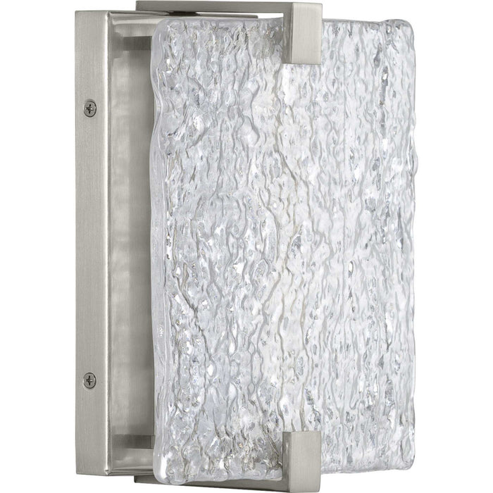 Myhouse Lighting Progress Lighting - P710080-009-30 - LED Wall Sconce - Led Stone Glass - Brushed Nickel