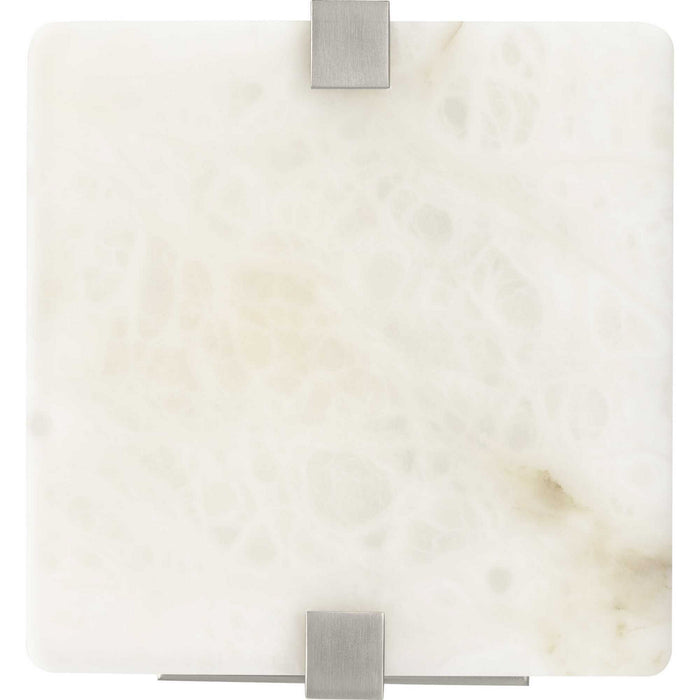 Myhouse Lighting Progress Lighting - P710081-009-30 - LED Wall Sconce - Led Alabaster Stone - Brushed Nickel