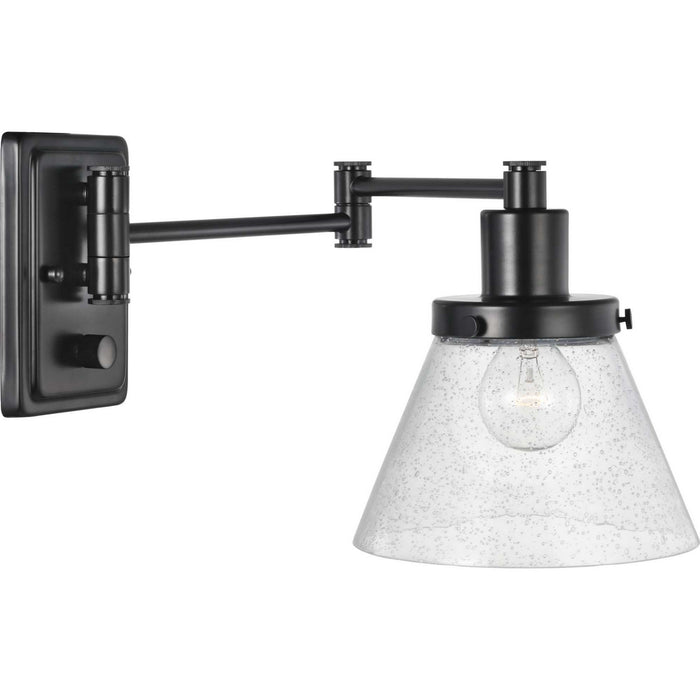 Myhouse Lighting Progress Lighting - P710084-031 - One Light Swing Arm Wall Lamp - Hinton - Black