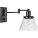 Myhouse Lighting Progress Lighting - P710084-031 - One Light Swing Arm Wall Lamp - Hinton - Black