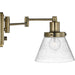 Myhouse Lighting Progress Lighting - P710084-163 - One Light Swing Arm Wall Lamp - Hinton - Vintage Brass