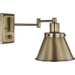 Myhouse Lighting Progress Lighting - P710085-163 - One Light Swing Arm Wall Lamp - Hinton - Vintage Brass