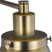 Myhouse Lighting Progress Lighting - P710085-163 - One Light Swing Arm Wall Lamp - Hinton - Vintage Brass