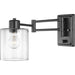 Myhouse Lighting Progress Lighting - P710086-031 - One Light Swing Arm Wall Lamp - Milner - Black