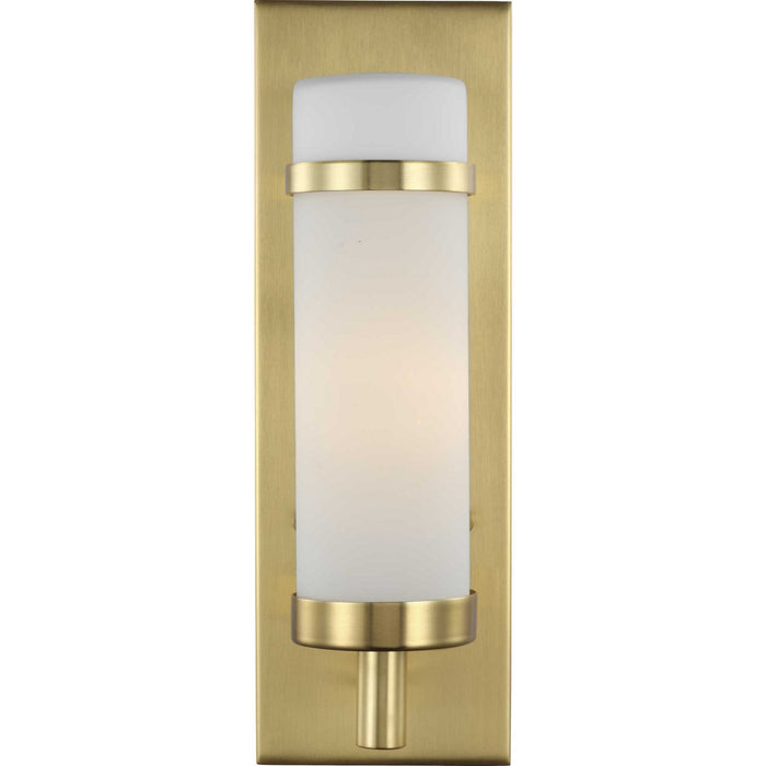 Myhouse Lighting Progress Lighting - P710087-012 - One Light Wall Sconce - Hartwick - Satin Brass