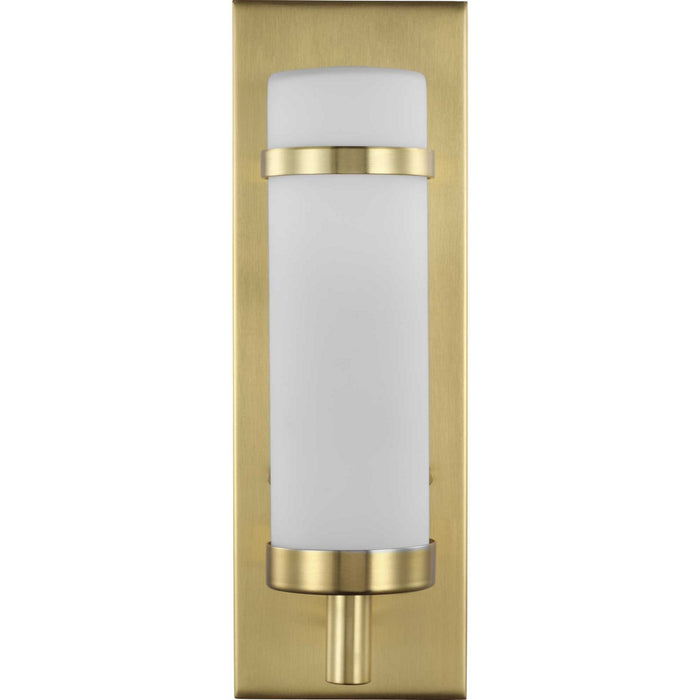 Myhouse Lighting Progress Lighting - P710087-012 - One Light Wall Sconce - Hartwick - Satin Brass