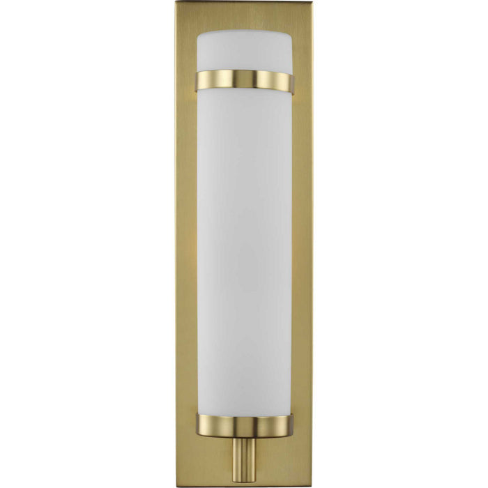 Myhouse Lighting Progress Lighting - P710088-012 - One Light Wall Sconce - Hartwick - Satin Brass