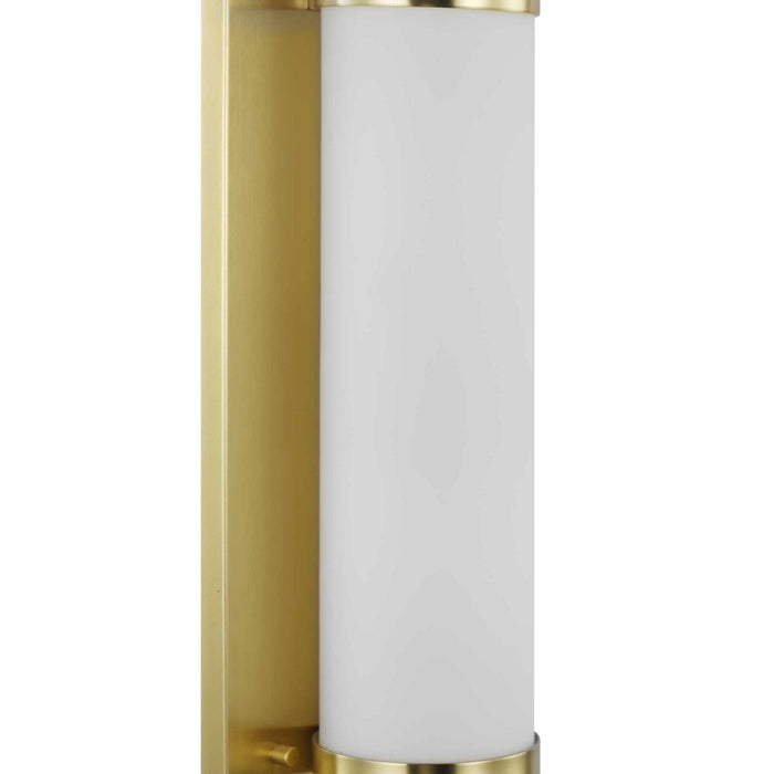 Myhouse Lighting Progress Lighting - P710088-012 - One Light Wall Sconce - Hartwick - Satin Brass