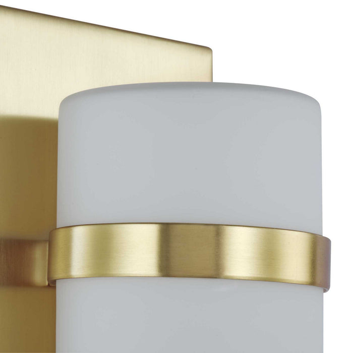 Myhouse Lighting Progress Lighting - P710088-012 - One Light Wall Sconce - Hartwick - Satin Brass