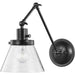 Myhouse Lighting Progress Lighting - P710094-031 - One Light Swing Arm Wall Lamp - Hinton - Black