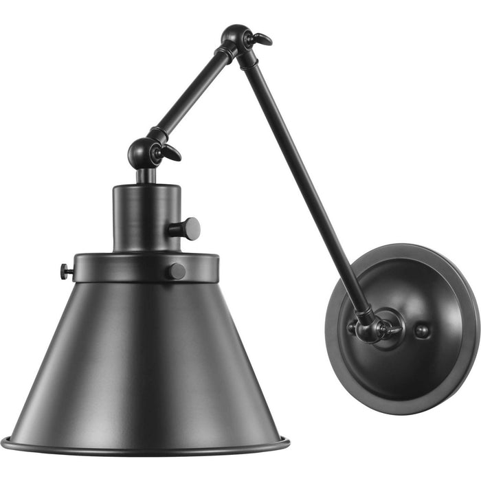 Myhouse Lighting Progress Lighting - P710095-031 - One Light Swing Arm Wall Lamp - Hinton - Black